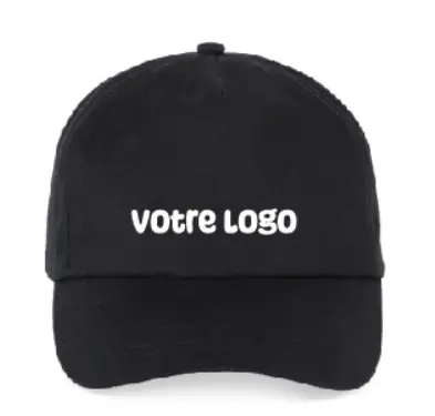 Casquette (Adulte, Blanc, Impression Format Coeur (10cm))